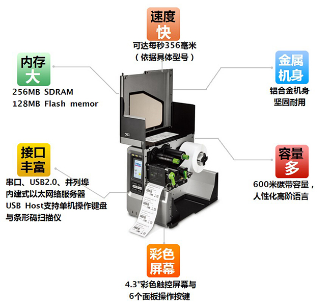 TSC打印机MX240P TSC打印机MX240P